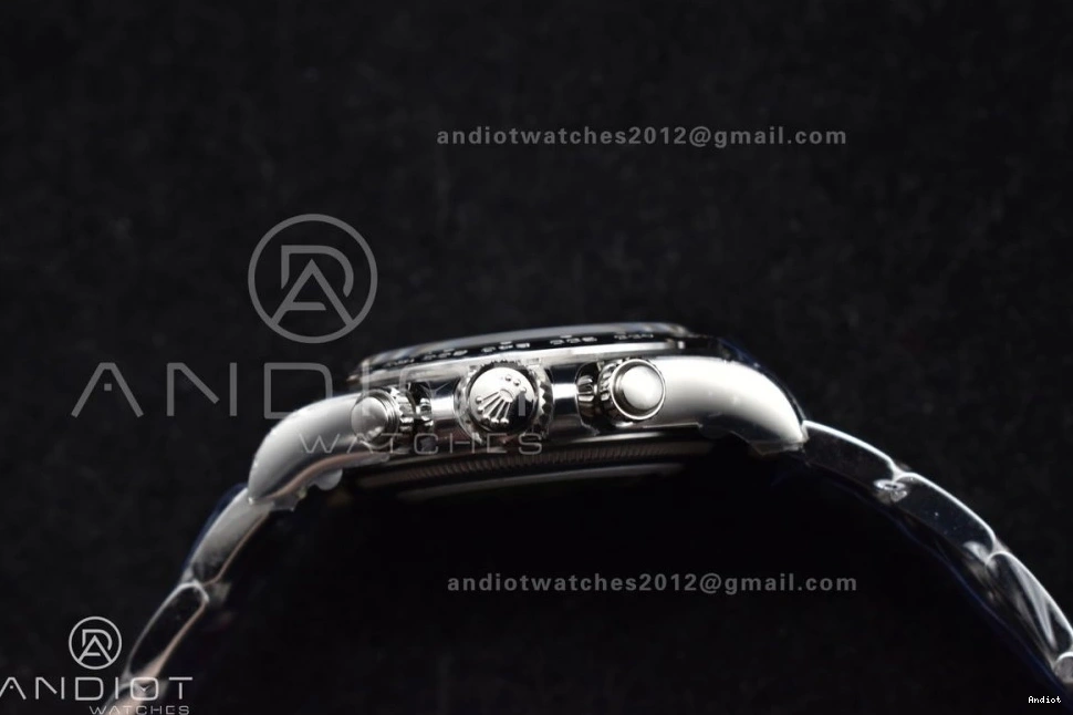 Comfortable Daytona BTF 1:1 Best Bracelet 777 SS DD 904L Black Edition Steel On 126500 Dial 0815